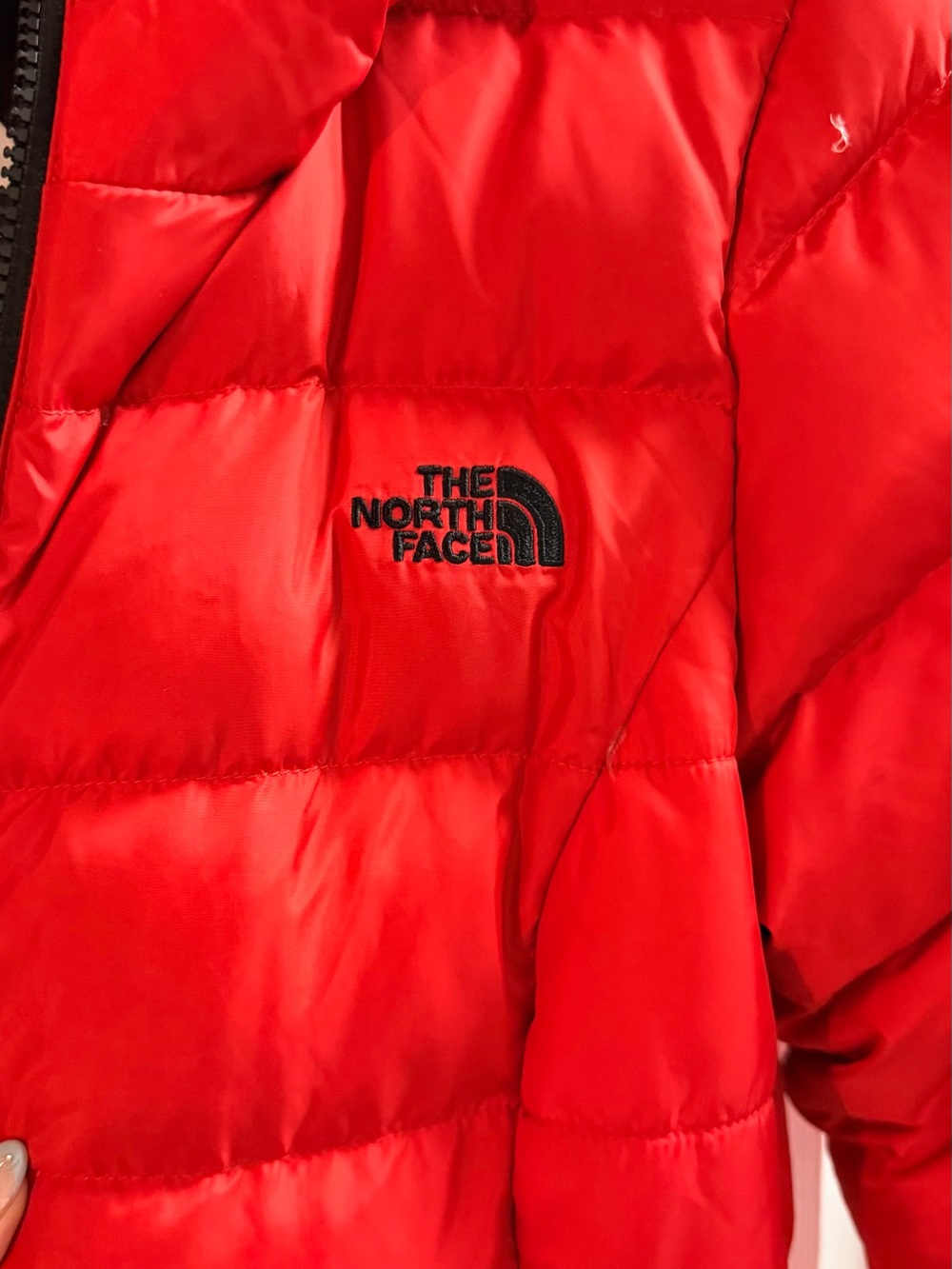 The North Face Women's Red Quilted Packable Puffer Coat - Picture 2 of 4